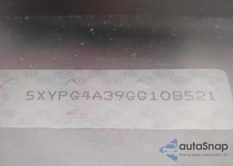 2016 Kia Sorento 2.4L Lx из США, поврежденный, VIN 5XYPG4A39GG108521